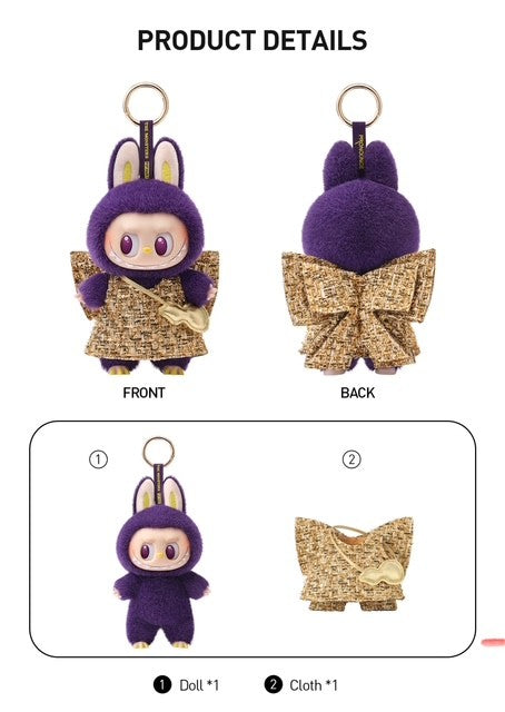 The Monsters Labubu X Pronounce Wings of Fortune - Vinyl Plush Hanging Card