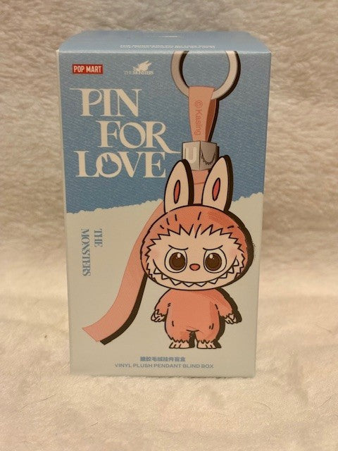 The Monsters Pin For Love Series - Vinyl Plush Pendant Blind Box - Letter “O”