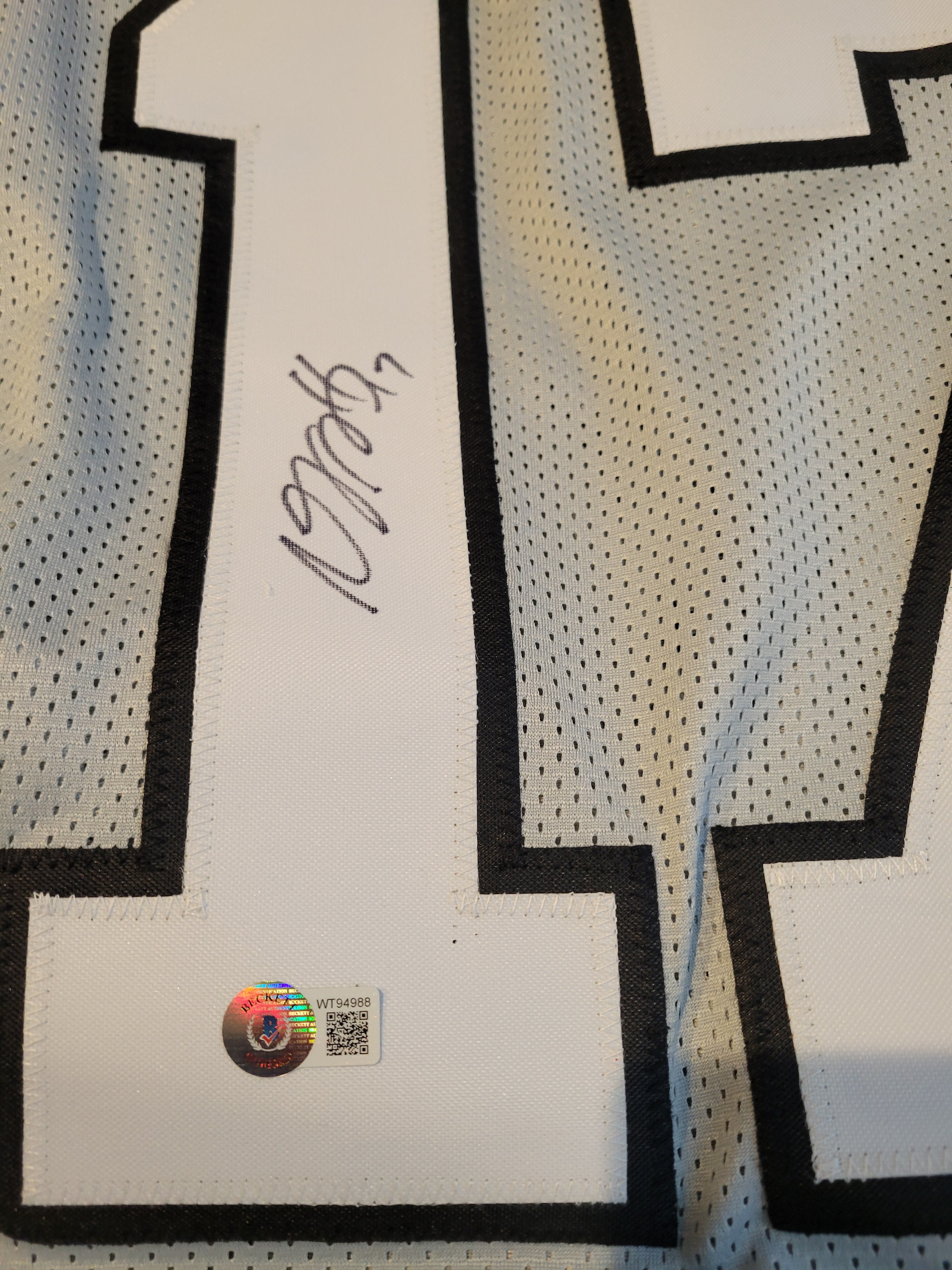 Davante Adams Autographed Jersey Beckett Coa