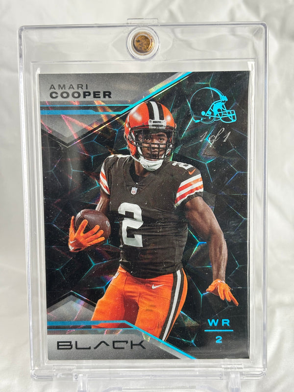 2023 Panini Black Football Amari Cooper One of One