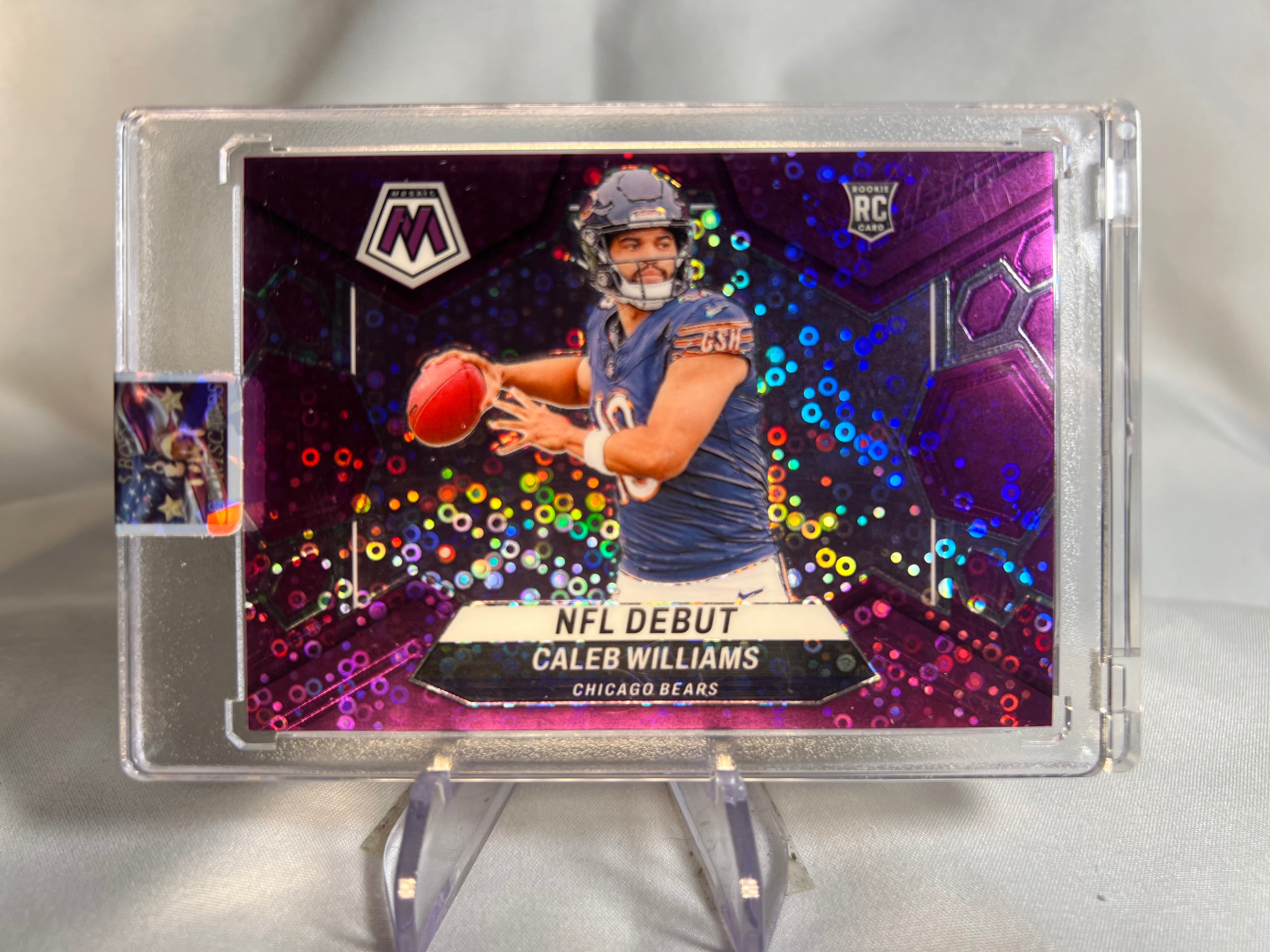 2024 Panini Mosaic Caleb Williams Purple No Huddle /50