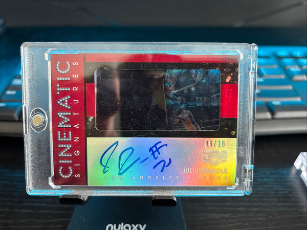 2015-16 Panini Gala Julius Randle Cinematic Signatures Auto 6/10  Lakers