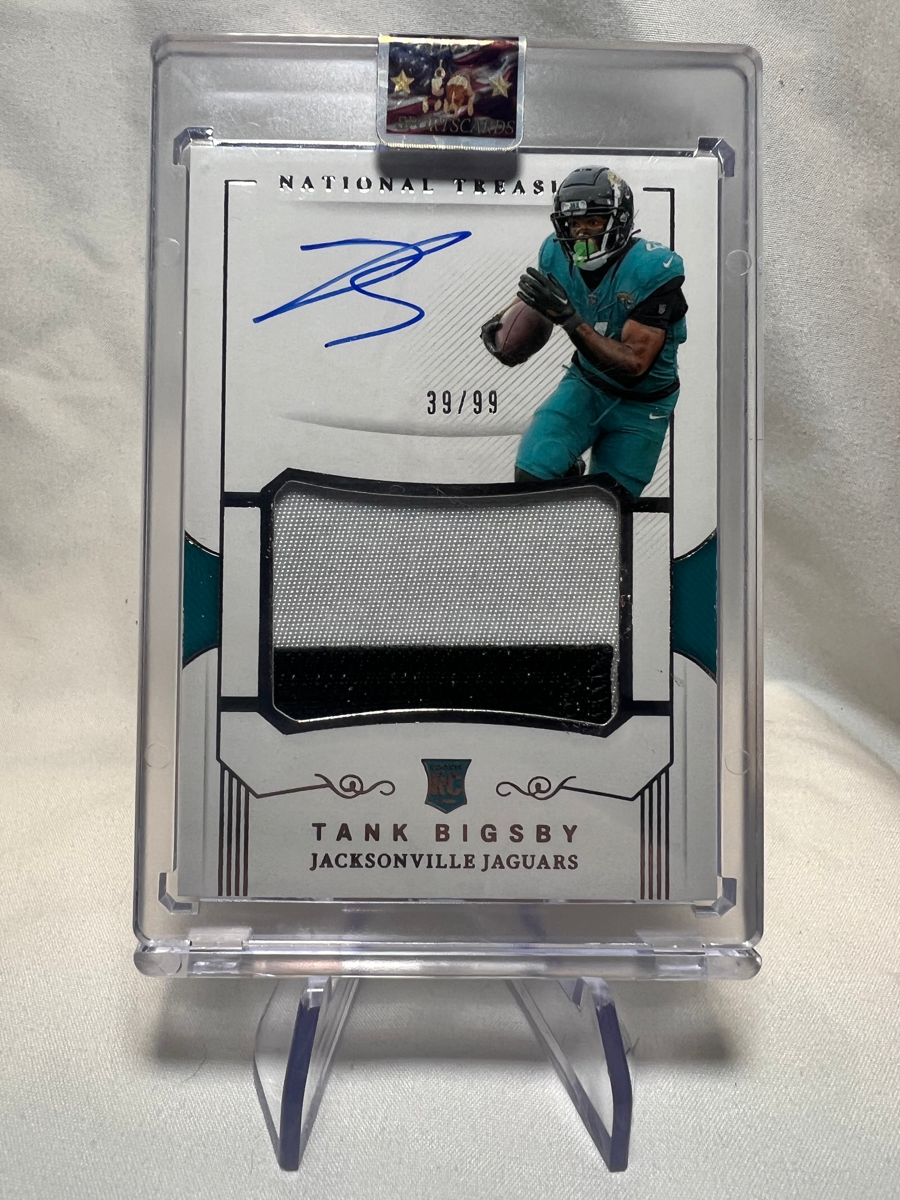 2023 National Treasures Tank Bigsby RPA, RC-Patch-Autograph /99