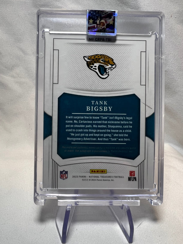 2023 National Treasures Tank Bigsby RPA, RC-Patch-Autograph /99