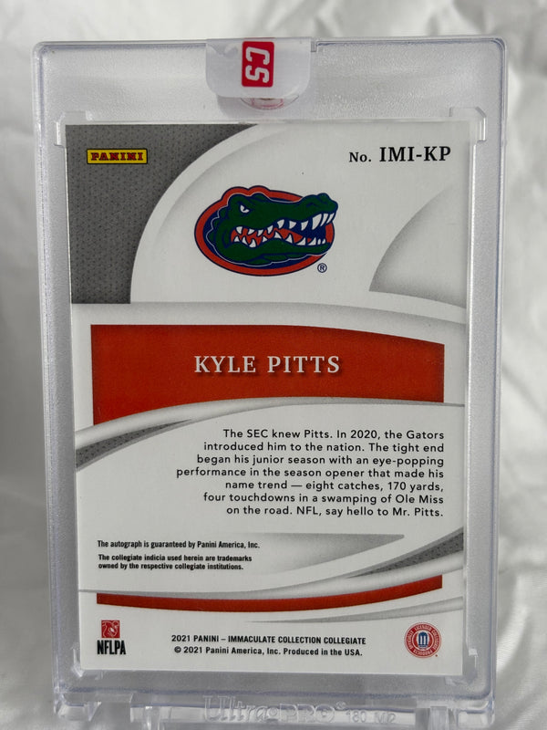 2021 Panini Immaculate Collegiate Kyle Pitts Autograph 2/10 Falcons