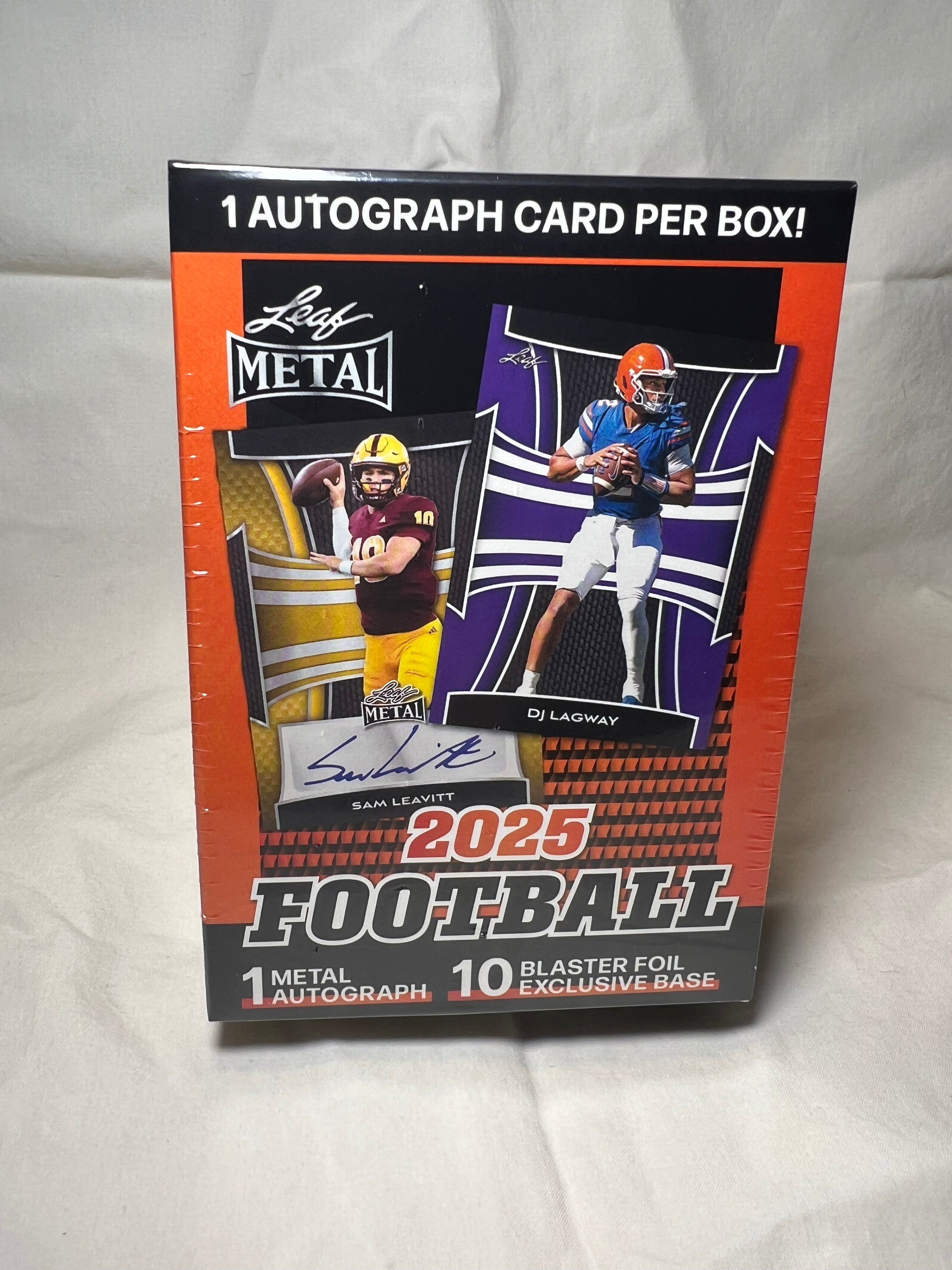 2025 Leaf Metal Football Factory Sealed Blaster Box