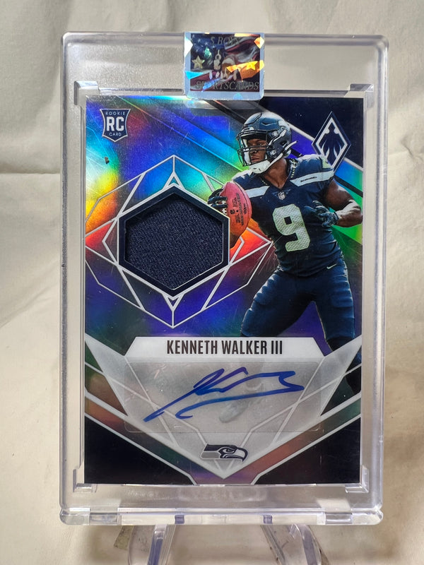 2022 Panini Phoenix Kenneth Walker Rookie Patch Auto /299