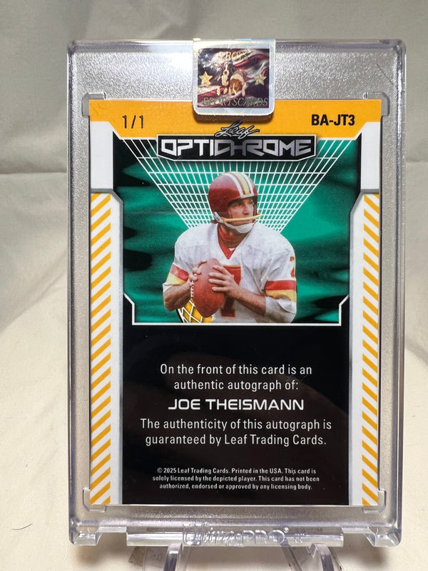 2025 Leaf Optichrome Joe Theismann Auto 1/1