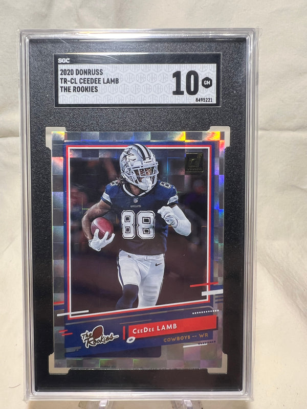 2020 Panini Donruss Ceedee Lamb The Rookies SGC 10