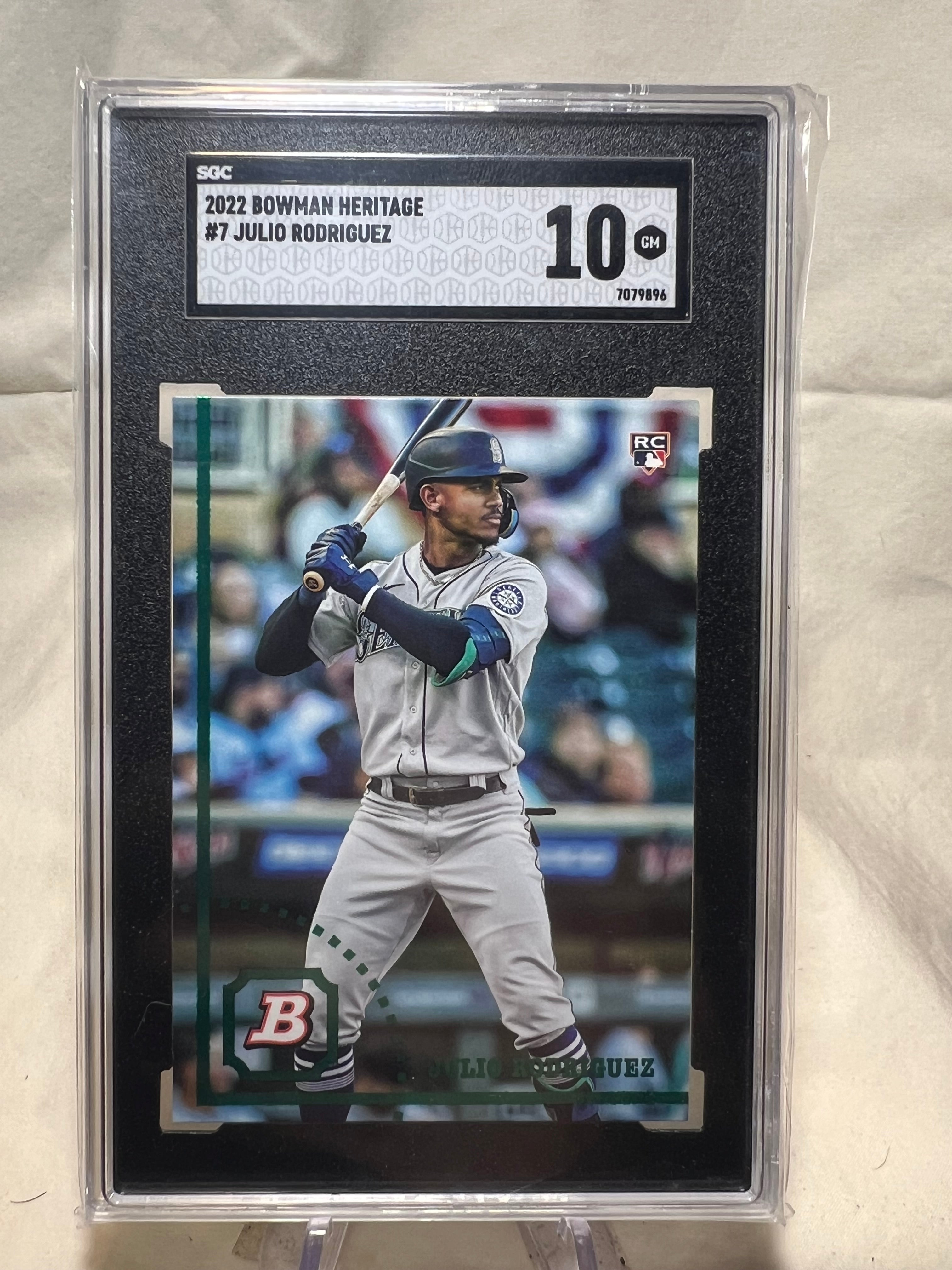 2022 Bowman Heritage Julio Rodriguez SGC 10