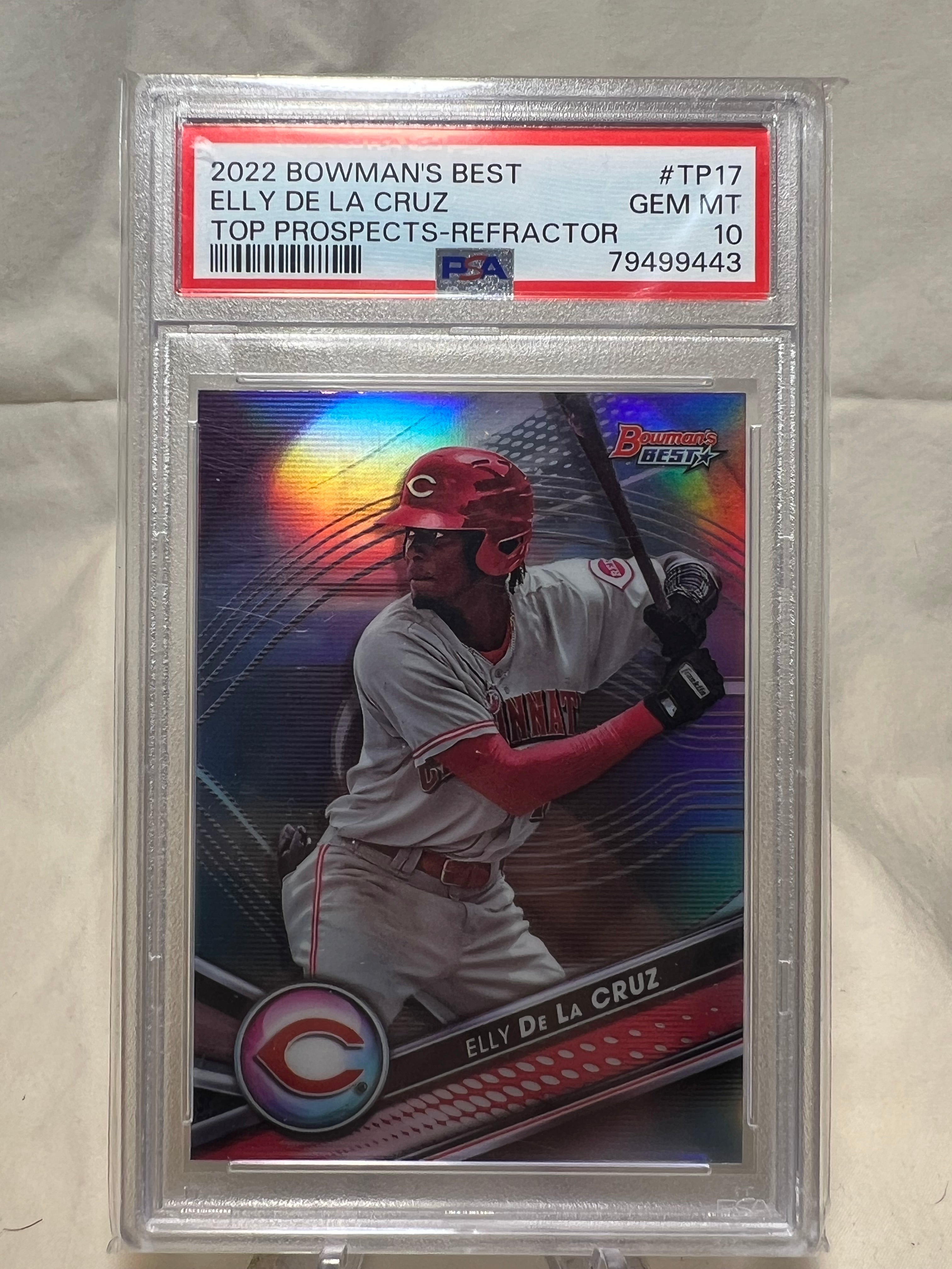2022 Bowmans Best Elly Del La Cruz Top Prospects Refractor PSA 10.