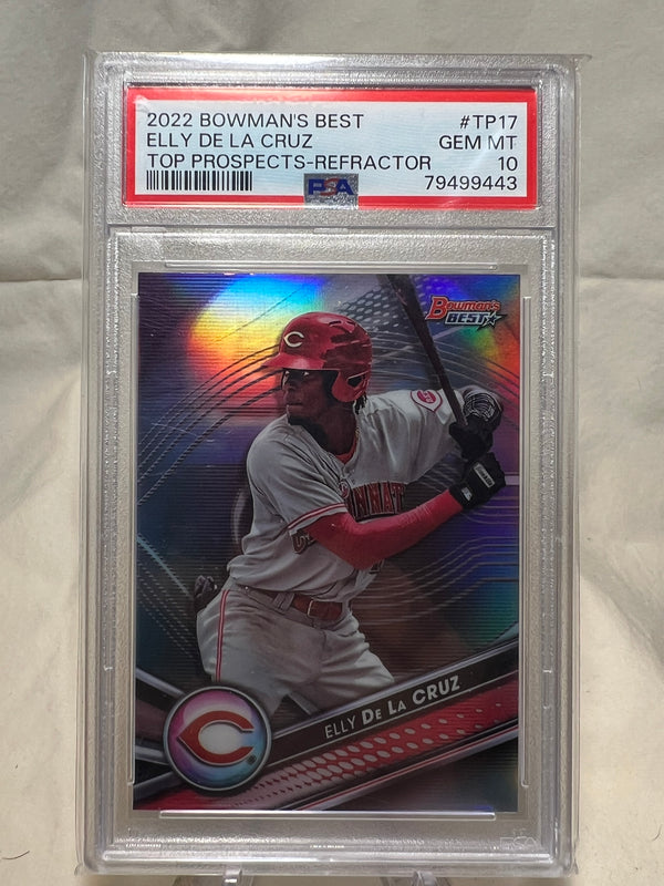 2022 Bowmans Best Elly Del La Cruz Top Prospects Refractor PSA 10.