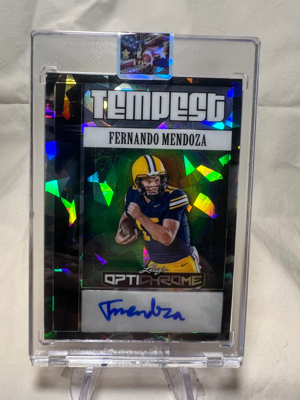 2025 Leaf Optichrome - Tempest Autographs Fernando Mendoza /10.