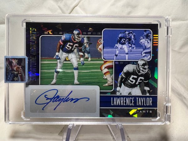 2021 Panini Signature Highlights Lawrence Taylor Auto