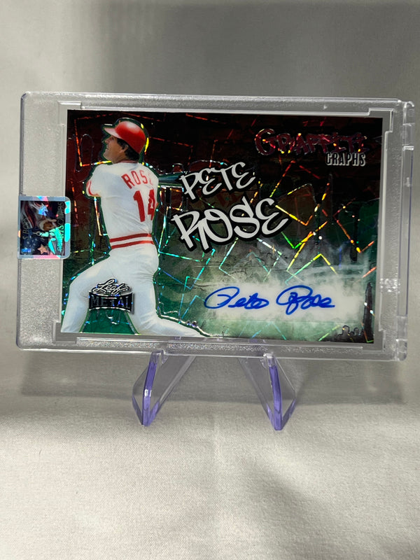 2024 Leaf Metal Pete Rose Graffiti Graph Auto /10