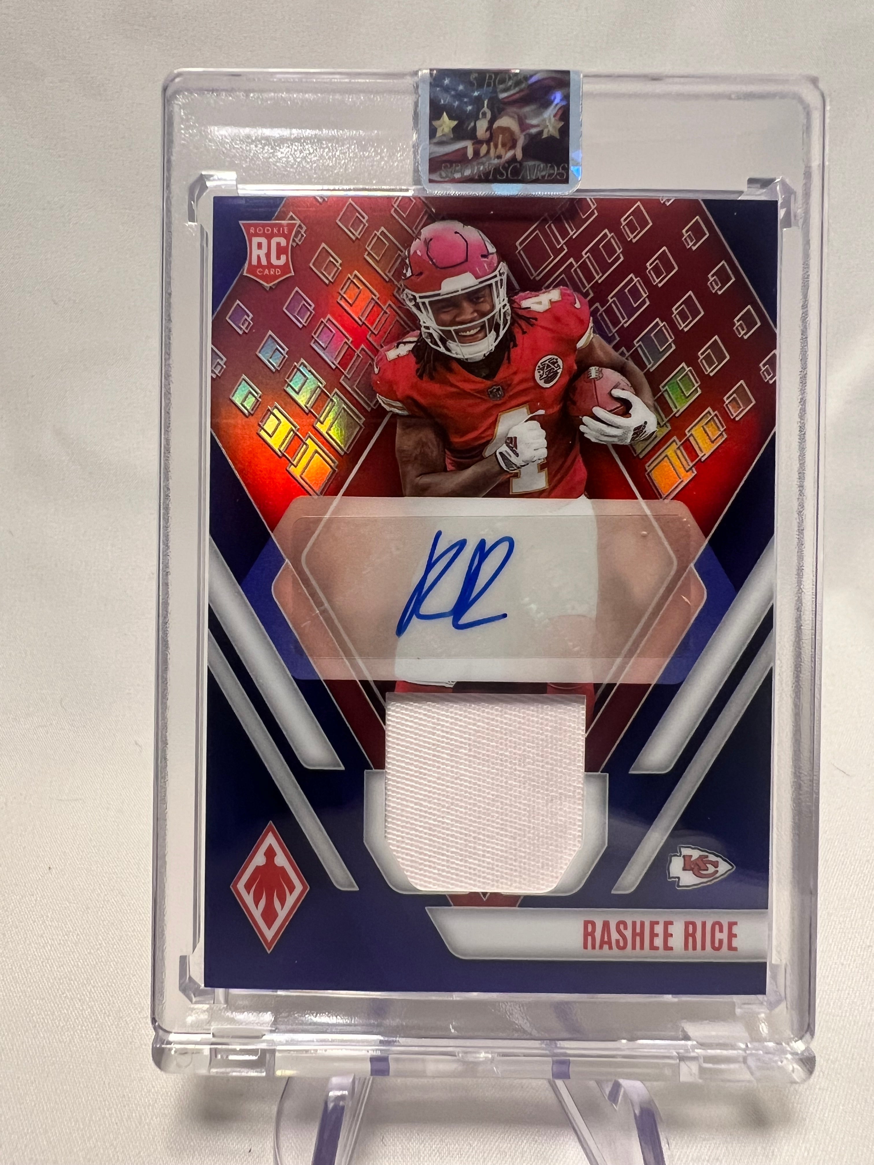 2023 Panini Phoenix Rpa Rashee Rice Rookie Patch Auto /50