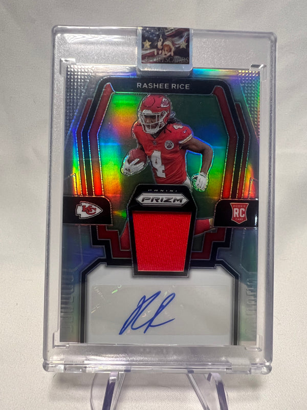 2023 Prizm Football Rashee Rice Silver Rookie Patch Auto Rpa /99