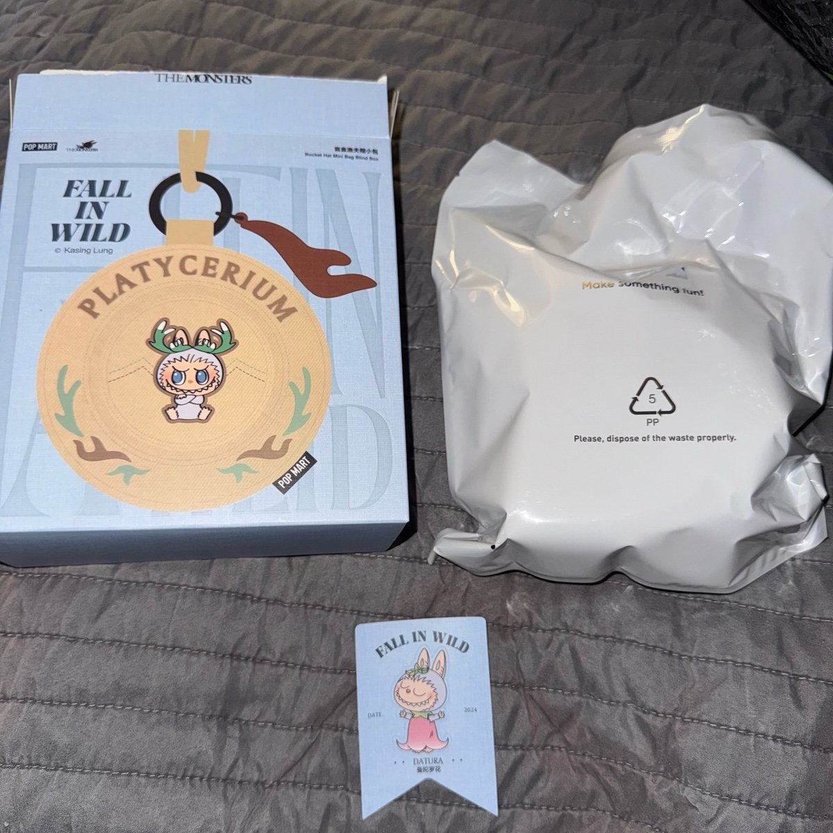 The Monsters Fall in Wild Series - Bucket Hat Mini Bag Blind Box - “DATURA”